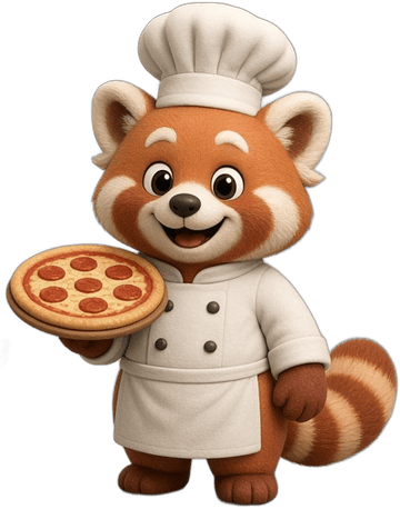 Pip the red panda chef